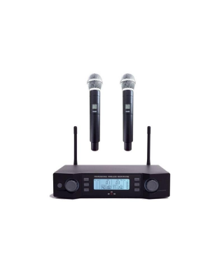 TECHNOSOUND TMM620 Double Radiomic. Multifrequency UHF handheld