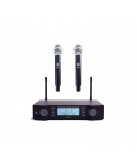 TECHNOSOUND TMM620 DOPPIO RADIOMIC. MULTIFREQUENZA UHF PALMARE