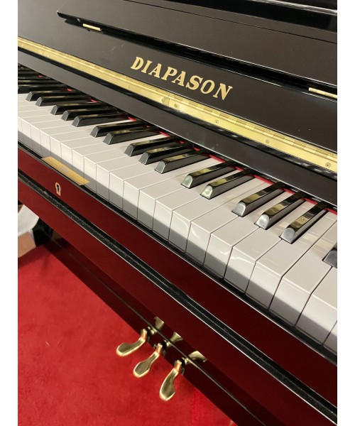 PIANOFORTE VERTICALE DIAPASON NERO LUCIDO