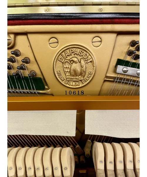 PIANOFORTE VERTICALE DIAPASON NERO LUCIDO