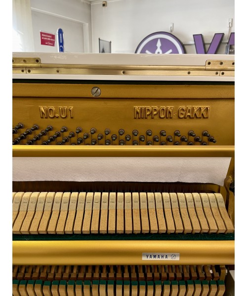 PIANOFORTE VERTICALE YAMAHA MOD. U1 BIANCO LUCIDO