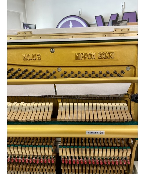 PIANOFORTE VERTICALE YAMAHA MOD. U3 BIANCO LUCIDO