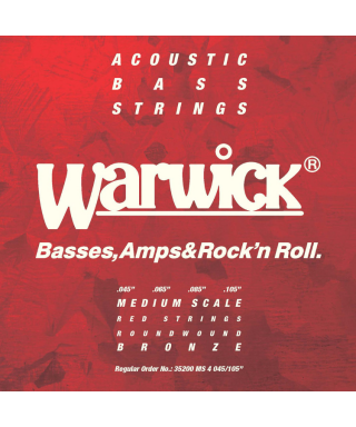 WARWICK ACOUSTIC BASS STRINGS 4 45-105