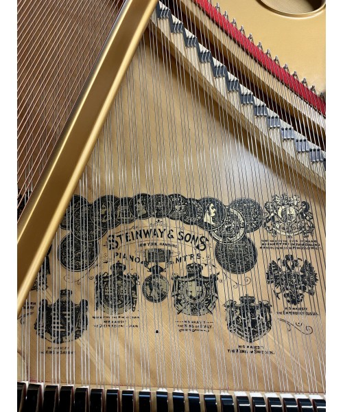 Half-tail piano STEINWAY & SONS MoD. Or shiny black