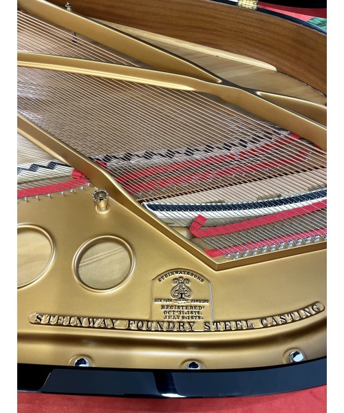 PIANOFORTE MEZZA CODA STEINWAY & SONS MOD. O NERO LUCIDO