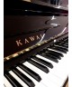 PIANOFORTE VERTICALE KAWAI MOD. N8 K-35 NERO LUCIDO