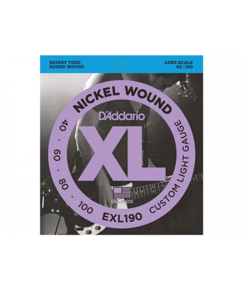 D'ADDARIO EXL190 CUSTOM LIGHT GAUGE