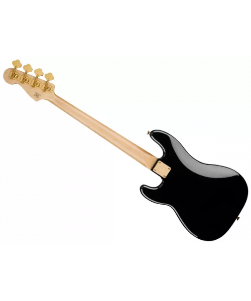 FENDER SQUIER 40TH PRECISION BASS LRL GOLD EDITION BLACK