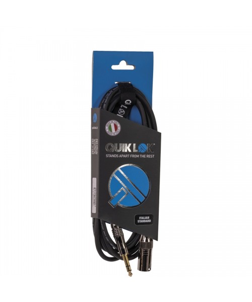 Quik Lok ITST/MJS-1 XLR Maschio/Jack Stereo