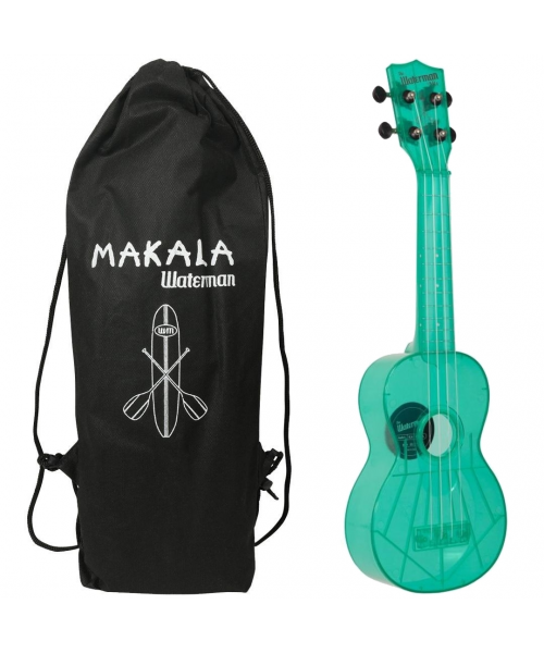 - Ukulele soprano Waterman - Fluorescent Blue Raspberry - c/borsa