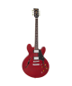 VINTAGE VSA500 REISSUED SEMI ACOUSTIC CHERRY RED