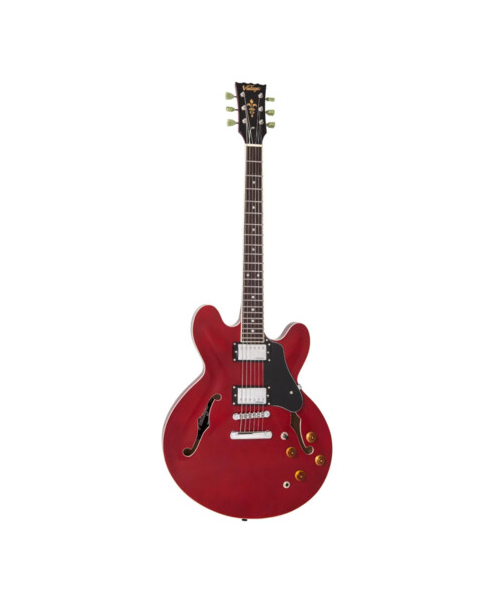 VINTAGE VSA500 reissued seeds acoustic cherry red