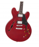 VINTAGE VSA500 REISSUED SEMI ACOUSTIC CHERRY RED