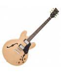 VINTAGE VSA500 REISSUED SEMI ACOUSTIC NATURAL MAPLE