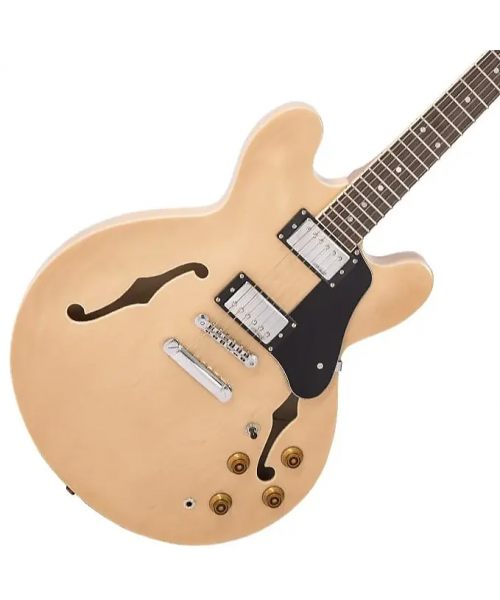 VINTAGE VSA500 REISSUED SEMI ACOUSTIC NATURAL MAPLE