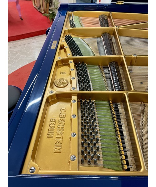 PIANOFORTE A MEZZA CODA C. BECHSTEIN MOD. B BLU NOTTE LUCIDO