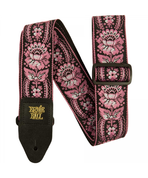 Ernie ball 5347 pink orleans jacquard strap