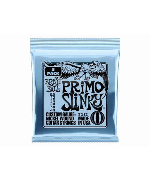 ERNIE BALL 3212 PRIMO SLIKY NCKL WND3 PK 9.5 44