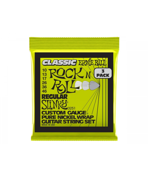 ERNIE BALL 3251 REGULAR SLINKY CLAS RNR PK 10 46