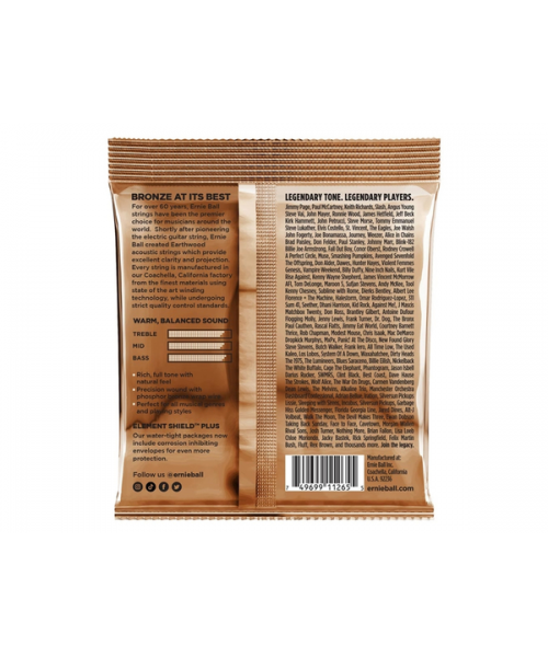 ERNIE BALL 3546 ERTHWD MED LIGHT PHOS 3 PK 12 54