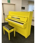 PIANOFORTE VERTICALE YUKIKO MOD. 120 GIALLO PIAZZO LIMITED EDITION