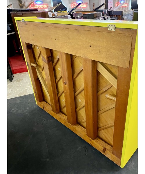PIANOFORTE VERTICALE YUKIKO MOD. 120 GIALLO PIAZZO LIMITED EDITION