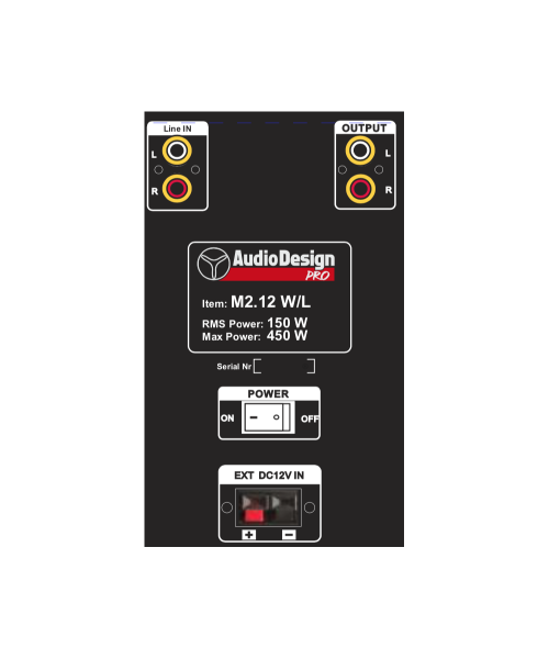 AUDIODESIGN PRO M2 12W / L