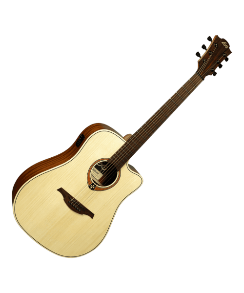 LAG T70DCE-NAT TRAMONTANE 70 DREADNOUGHT CUTWAY ELECTRO NATURAL