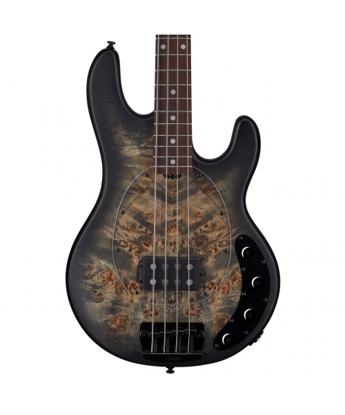 Sterling by music man stingray ray34pb trans black satin 