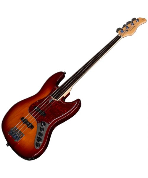 Marcus miller v7 alder-4 fretless (2nd gen) ts tobacco sunburst