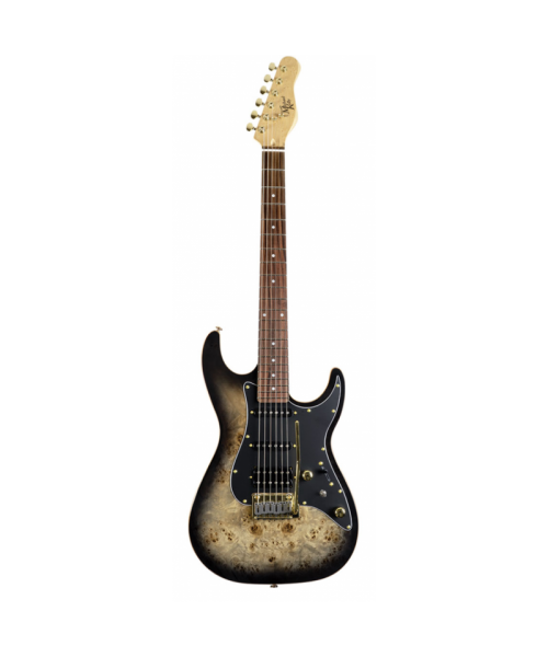 MICHAEL KELLY CUSTOM COLLECTION 60 BURL ULTRA - CHITARA ELETTRICA - BLACK BURL