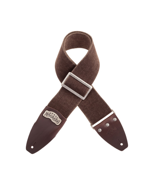 MAGRABO' Stripe SC Cotton Washed Brown 8 cm