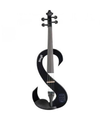 STAGG Evn 4/4 Black Silent
