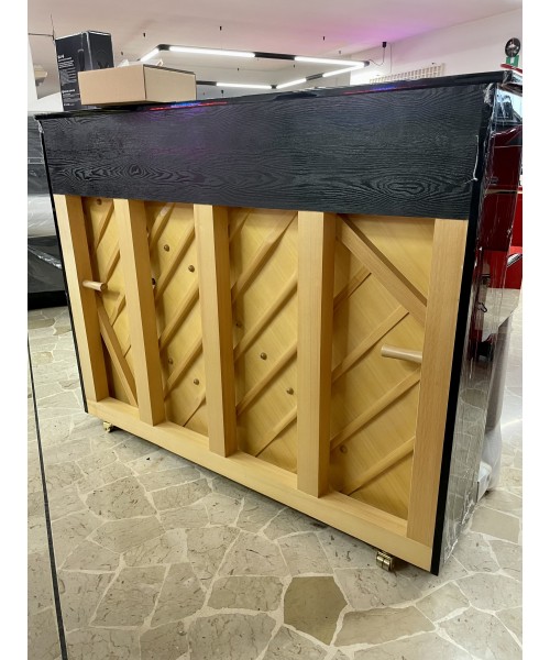 PIANOFORTE VERTICALE OFFBERG MOD. L122T NERO LUCIDO + SILENT