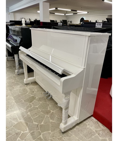 PIANOFORTE VERTICALE OFFBERG MOD.122T BIANCO LUCIDO