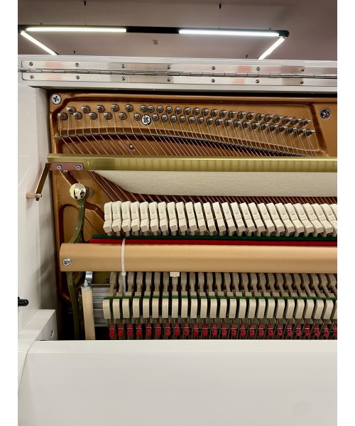 PIANOFORTE VERTICALE OFFBERG MOD.122T BIANCO LUCIDO
