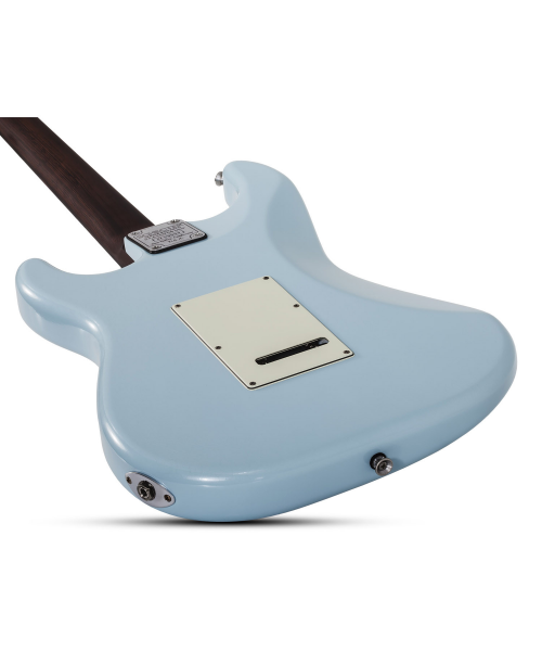 SCHECTER TRADITIONAL FLAME TOP NICK JOHNSTON HSS ATOMIC ICE