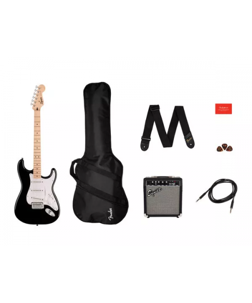 FENDER SQUIER SONIC STRATOCASTER PACK MN BLACK