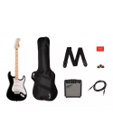 FENDER SQUIER Sonic Stratocaster Pack MN Black