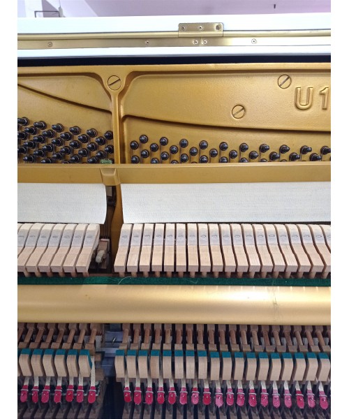 PIANOFORTE VERTICALE YAMAHA U1 BIANCO LUCIDO