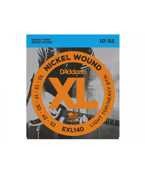 D'ADDARIO EXL140 LIGHT TOP / HEAVY BOTTOM