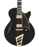 D'ANGELICO EXCEL SS (WITH STAIRSTEP TAILPIECE) SOLID BLACK