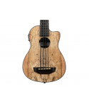 Kala Ubass-Sp-Mapl-Station - U-Bass Spalted Maple Electrified - c / bag