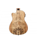 Kala Ubass-Sp-Mapl-Station - U-Bass Spalted Maple Electrified - c / bag
