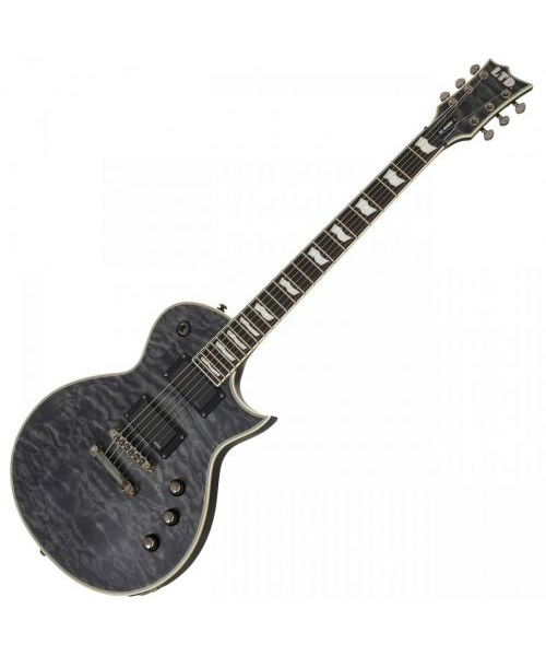 LTD EC-401 QM SEE THRU BLACK SATIN LIMITED EDITION