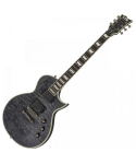 LTD EC-401 QM SEE THRU BLACK SATIN LIMITED EDITION