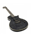 LTD EC-401 QM SEE THRU BLACK SATIN LIMITED EDITION
