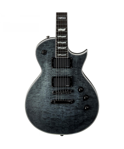 LTD EC-401 QM SEE THRU BLACK SATIN LIMITED EDITION