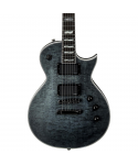 LTD EC-401 QM SEE THRU BLACK SATIN LIMITED EDITION
