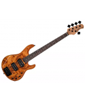 STERLING BY MUSIC MAN STINGRAY RAY35HH POPLAR BURL TOP AMBER